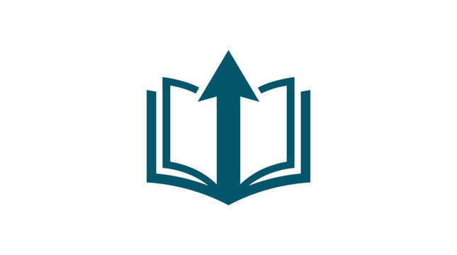 Open Book with Arrow Icon.
