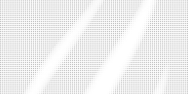 Halftone gradient. Dotted gradient, smooth dots spraying and halftones dot background seamless horizontal geometric pattern vector template set. unique dots modern circles