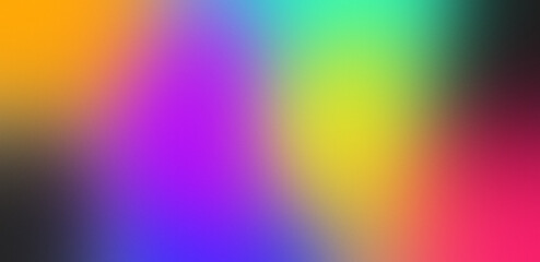 Obraz premium Multicolor vibrant gradient background creating a soft blurry texture with smooth color transitions.