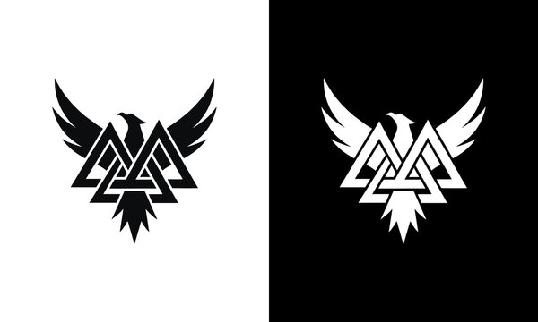 Viking valknut symbol integra...