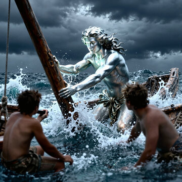 Palaemon, the merciful young god of the sea