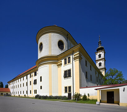 Baroque basilica and monastery of Sastin-Straze (&Scaron;a&scaron;t&iacute;n-Str&aacute;že), Basilica of Our Lady of Sorrows (minor basilica), one of the most important basilicas in Slovakia