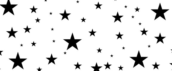 Fototapeta premium Vector technology pattern black and white abstract geometric transition pattern with stars shape halftone for sporty background..
