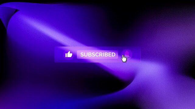 Liquid Glass Subscribe Button with Like and Bell Notification Animation