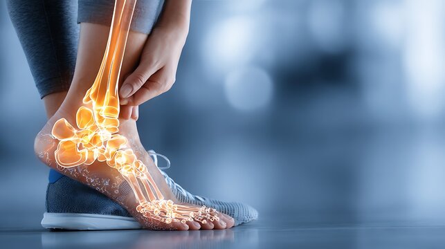 Anatomical Visualization of Foot and Ankle Pain in Athlete.