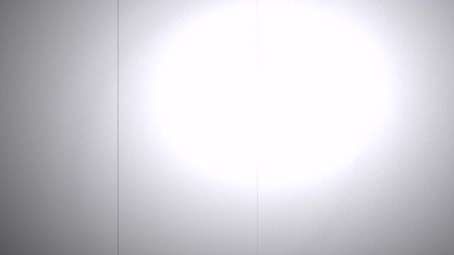 ざらついたノイズに光輪が広がるモノクロ背景