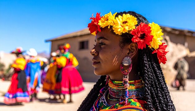 Inti Raymi Traditional Andean Attire Portrait
