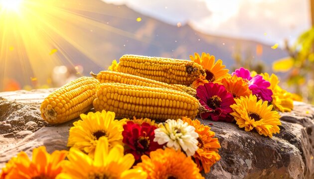 Inti Raymi Corn Harvest with Flowers