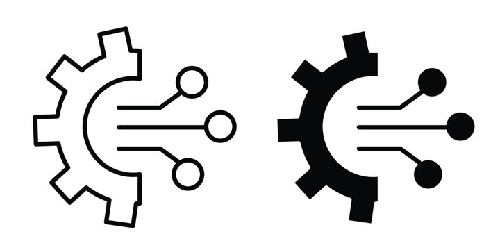 Transform icon vector bundle in black