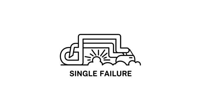 Single failure point concept in industrial system design