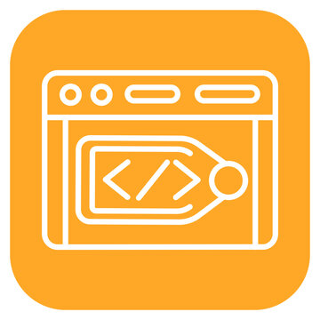 Meta Tags Vector Icon