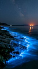 Fototapeta premium glowing shoreline