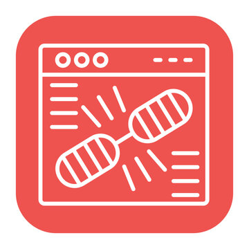 Broken Links Vector Icon