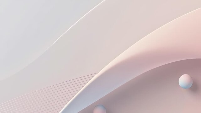 Elegant minimalistic floral background with soft shadows and neutral tones