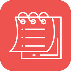 Obraz premium Notes Vector Icon