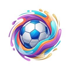 Fototapeta premium Dynamic Sports Championship Celebration