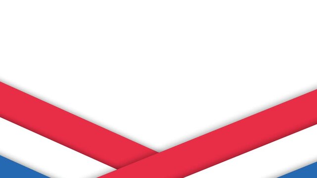Dynamic Bastille Day Celebration Background with French Tricolor Stripes.