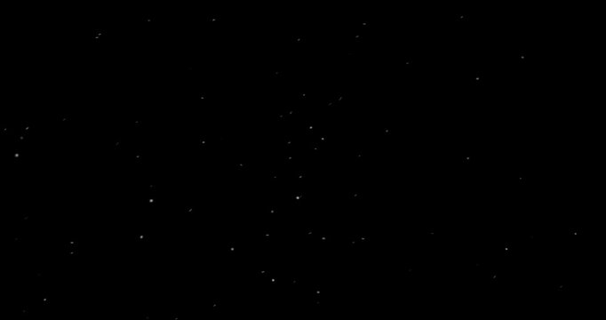 オーバーレイ合成用右から左に流れる埃・塵・ダスト動画ビデオ素材