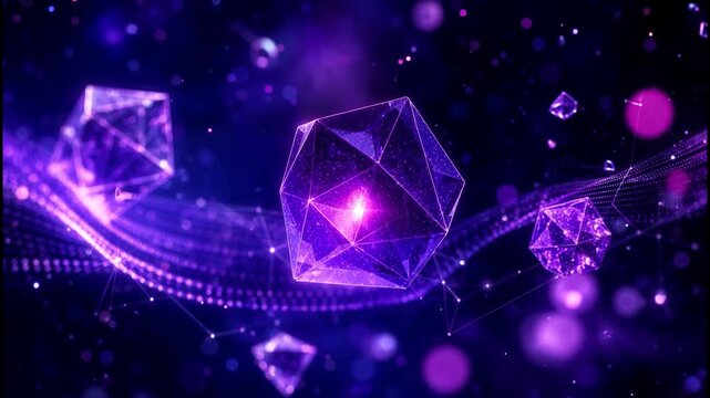 Abstract tech wallpaper background