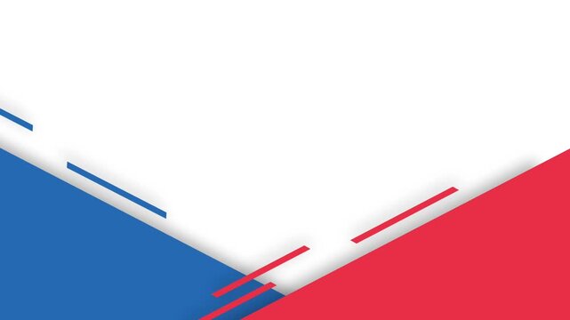 Dynamic Bastille Day Celebration Abstract Background with French Colors.