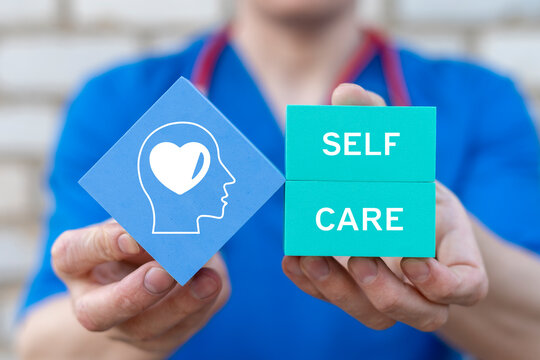 Concept of love yourself, self care, self acceptance. Medical self care advice.