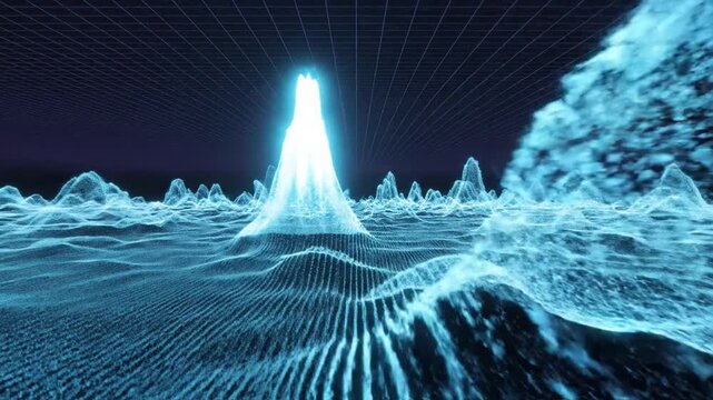 Sonic Waves Ripple Through Hyper Real Digital Medium with Peaks