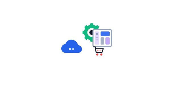 Premium sorting analytics panel gear and sliders side rail UI web icon animation 118