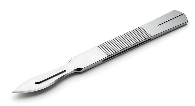 Stainless steel surgical scalpel with surgical stainless instrument hospital