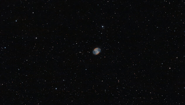 Planetary Nebula in Star Field Dumbbell Nebula