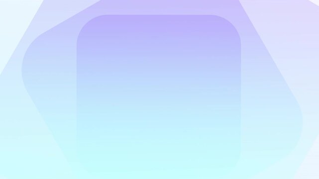 Minimal motion design rounded square pastel gradient background. Seamless looping animation