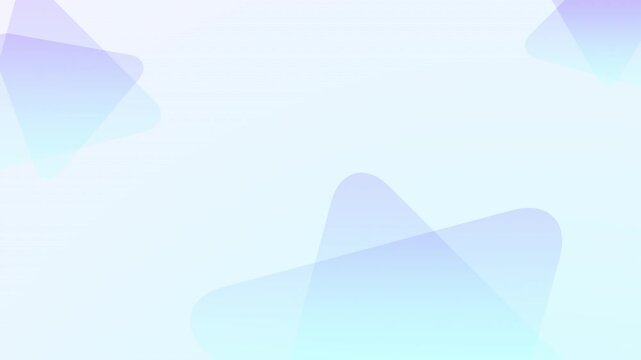 Minimal geometric triangle pastel gradient background for presentations, seamless looping animation