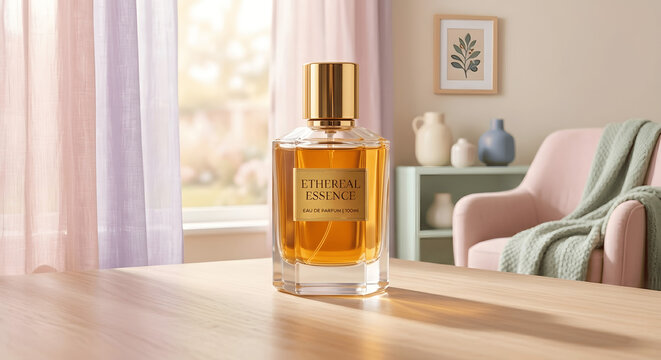 Luxury Perfume Bottle Luxury Fragrance Mockup