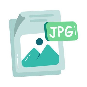 Colorful design icon of jpg file 