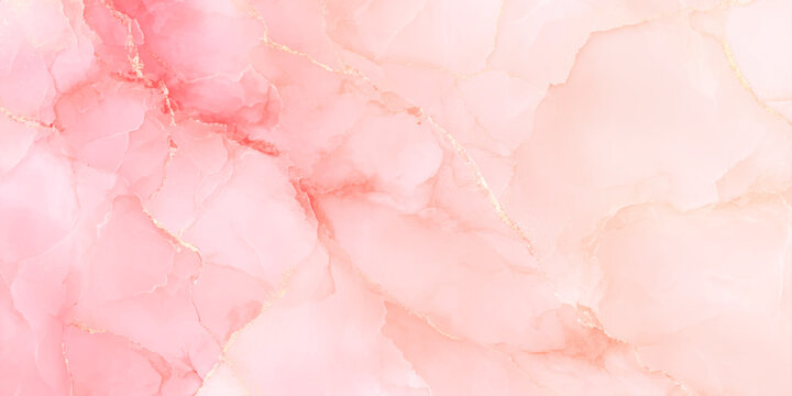 Pink marble texture background with high resolution for interior decoration, light pink marble ink abstract background, smudged soft flow liquid watercolor paint splash texture effect illustration,