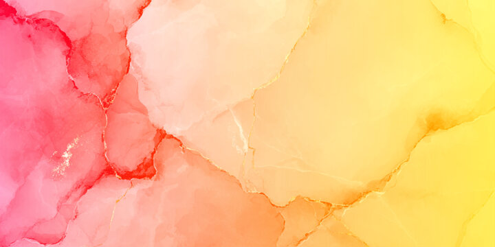 Soft pink, peach, yellow, and cream abstract texture with subtle layer edges, watercolor background with pink and yellow colors, Watercolor backdrop featuring vibrant hot pink, orange, and yellow, 