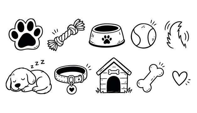 Dog Icons and Symbols.