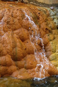 Hot springs in the Pai Mori gorge, Bamyan, Afghanistan