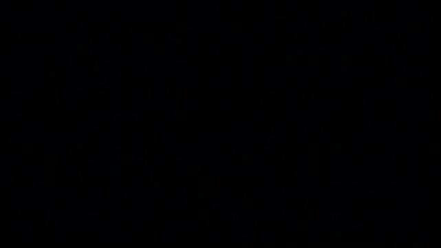Chef holding glowing menu board with magical particles rising in dark background for restaurant marketing video motion graphic animation
