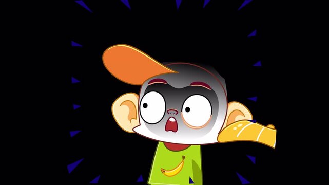 Shocked monkey
