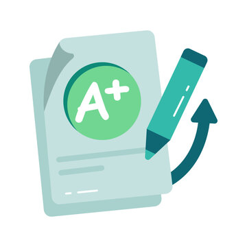 Editable design icon of A+ grade