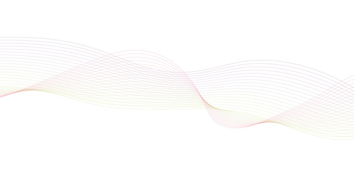 Blue abstract wave vector background with flowing lines, curves, and modern digital pattern design