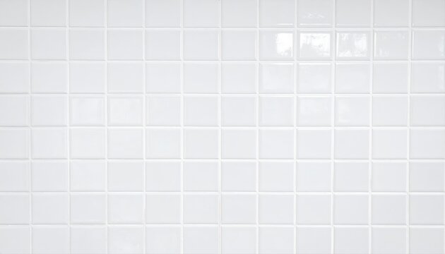 White square ceramic tiles forming clean background pattern