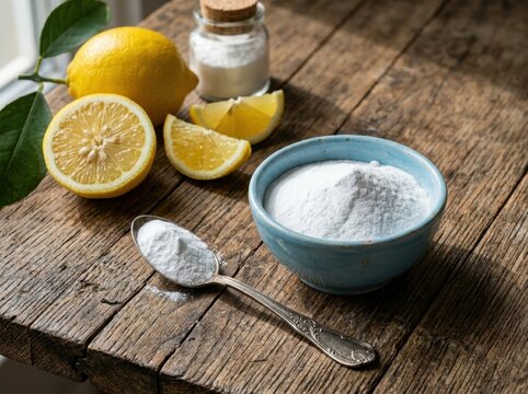 Natural Cleaning Ingredients: Baking Soda and Fresh Lemons for a Sparkling Home