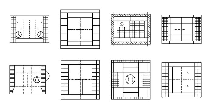 Isometric grid and circle pattern set - Clean isometric vector patterns with dots, grids, and circles for design layouts and infographics.