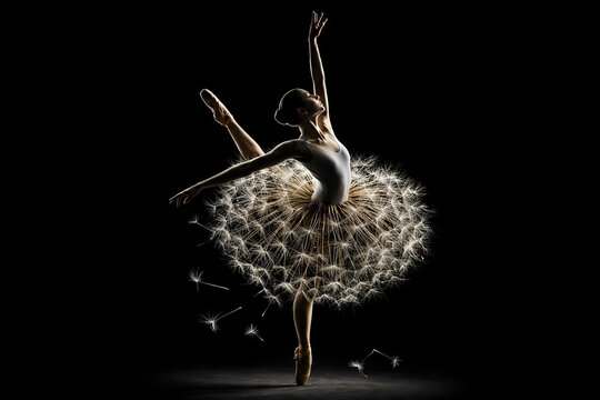 Ballerina in a dandelion skirt 