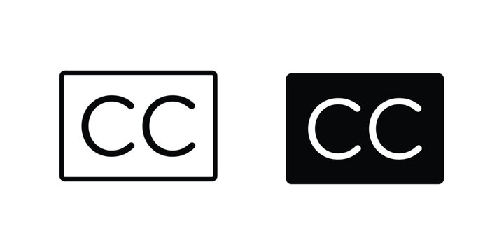 Closed caption icon