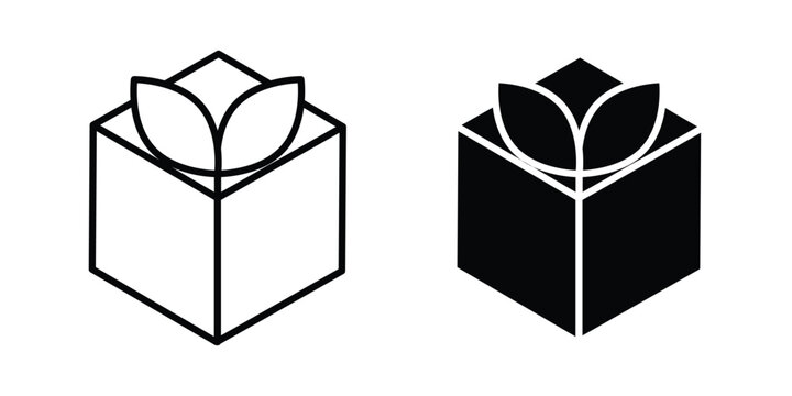 ECO packaging icon