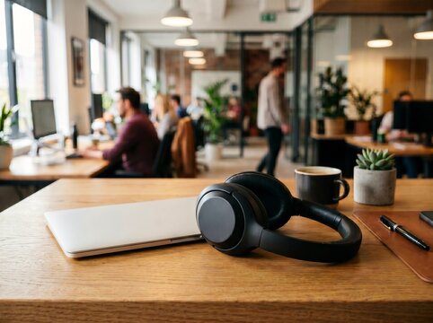 Workplace Inclusion for Neurodiversity with Noise-Canceling Headphones for Sensory Regulation in Modern Office Concept
