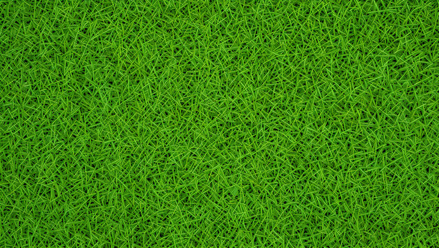 Fresh green artificial turf grass texture background