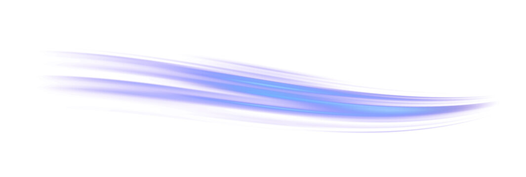 Blue Purple Horizontal Speed Lines With Futuristic Light Streak Effect